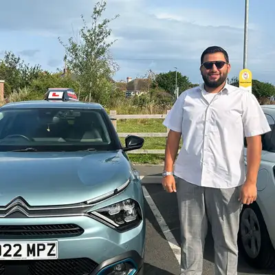 Abdullah Alfnish, automatic driving instructor covering Rhyl and Prestatyn