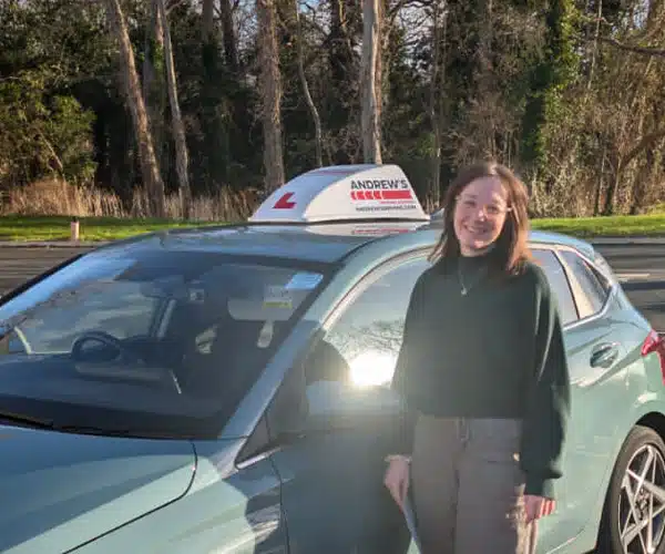 A happy new driver in Colwyn Bay